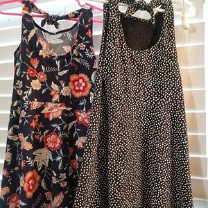 Girls dresses size 6/7 Both for 13.00